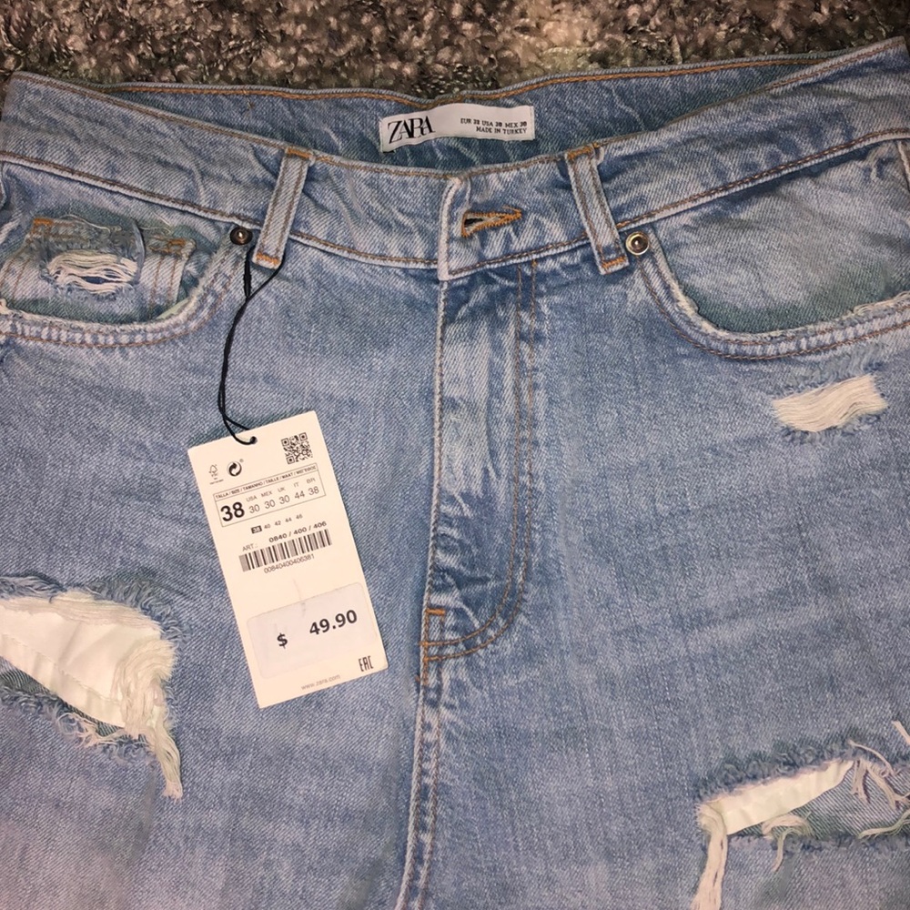 Denim Ripped Jeans - Picture 4 of 6
